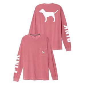 PINK Victoria's Secret long sleeve graphic tee
